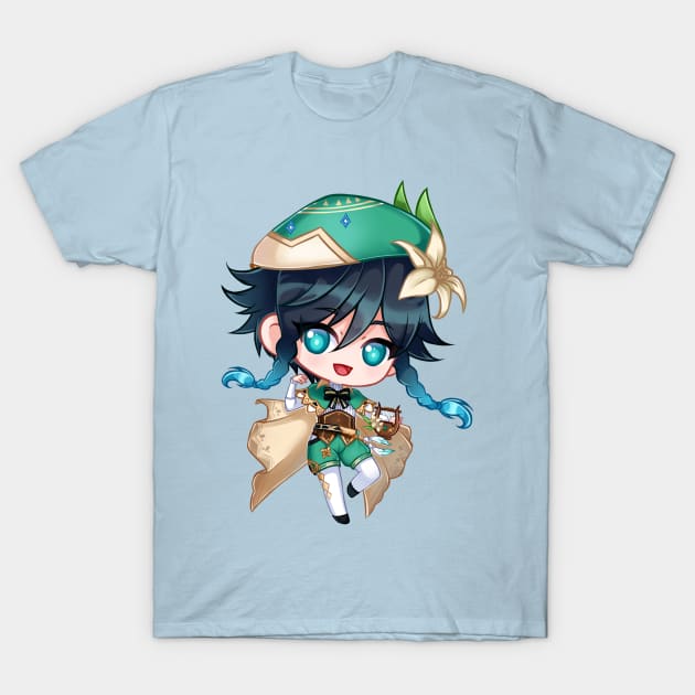 Venti chibi T-Shirt by HellaKumii